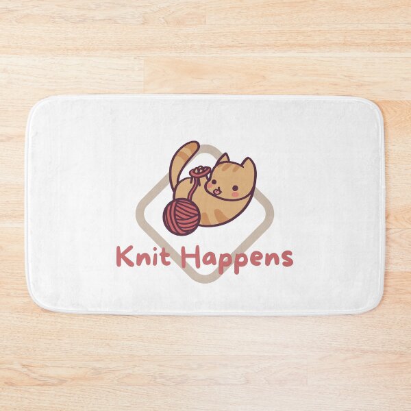 Artikelvorschau, Knit Happens Dumme süße Katze entworfen und verkauft von ThumboArtBumbo.