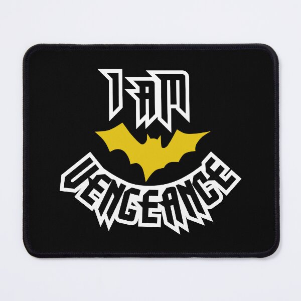 Item preview, I am vengeance! yellow - black - white - dark background version designed and sold by MaesterAemon.