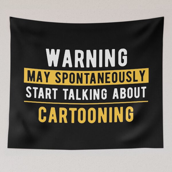 Item preview, Cartoonist Cartooning Talk designed and sold by NestaReign.