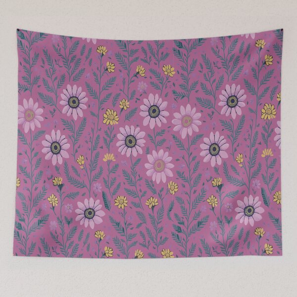 Item preview, Oxeye Daisy Grove Throw Blanket, New Flower Throw Blanket designed and sold by Customize Shirts.