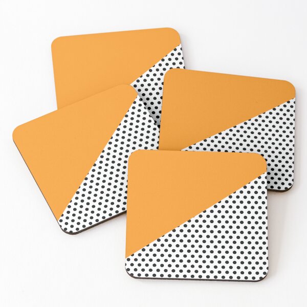 Item preview, Triangle and Polka Dots | Mixed Patterns | Black and Orange designed and sold by rsty11.