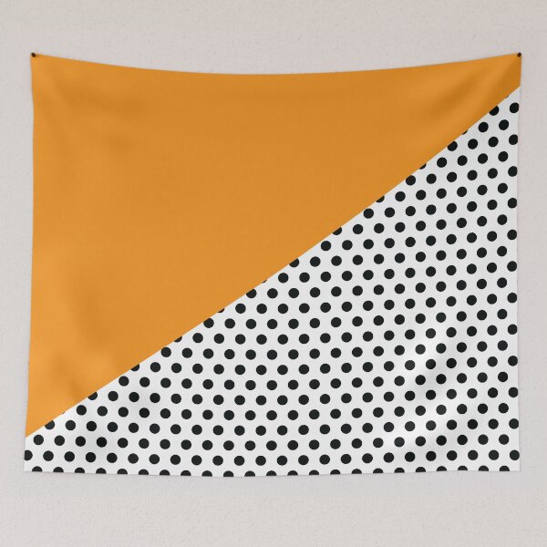 Item preview, Triangle and Polka Dots | Mixed Patterns | Black and Orange designed and sold by rsty11.