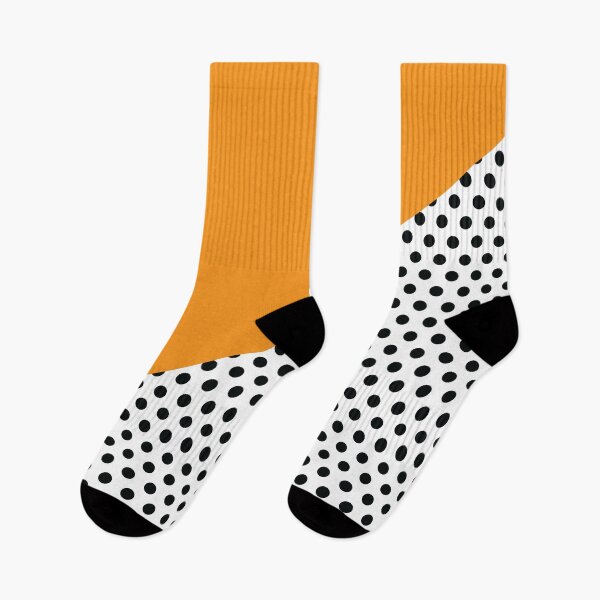 Item preview, Triangle and Polka Dots | Mixed Patterns | Black and Orange designed and sold by rsty11.