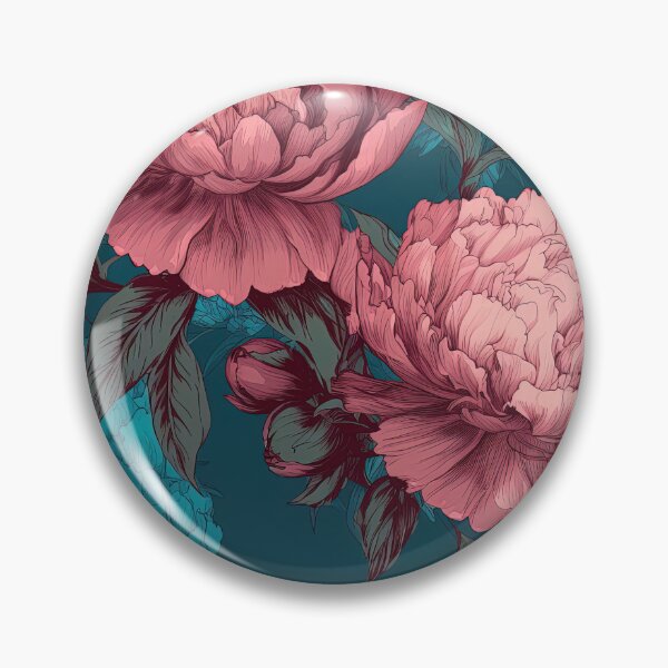 Item preview, Peonies 10 illustration designed and sold by mutasimmh.