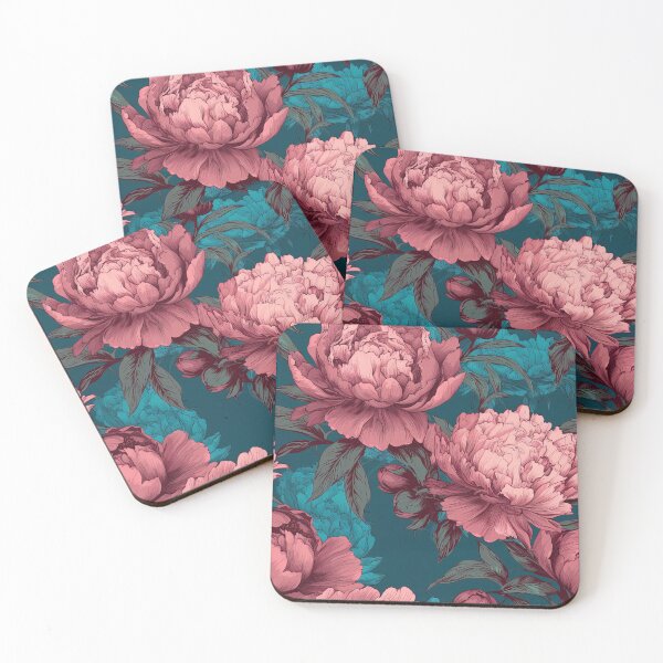 Item preview, Peonies 10 illustration designed and sold by mutasimmh.