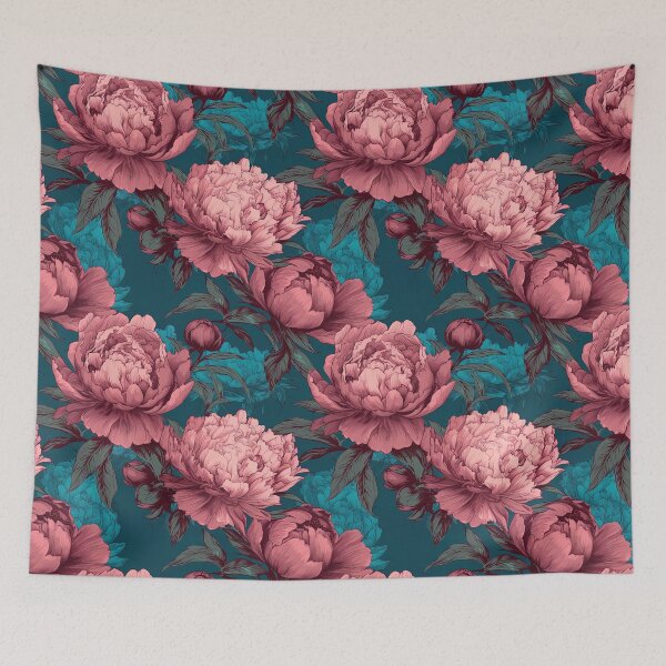 Item preview, Peonies 10 illustration designed and sold by mutasimmh.