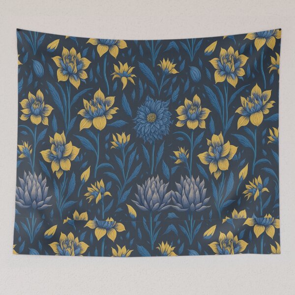 Item preview, Cosmic Narcissus Garden Throw Blanket, Trending Flower Throw Blanket designed and sold by Customize Shirts.