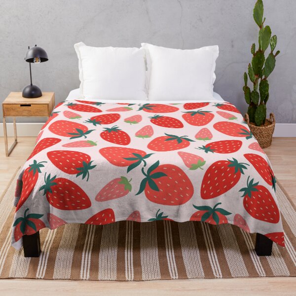Item preview, Red strawberries seamless pattern designed and sold by Acim0.