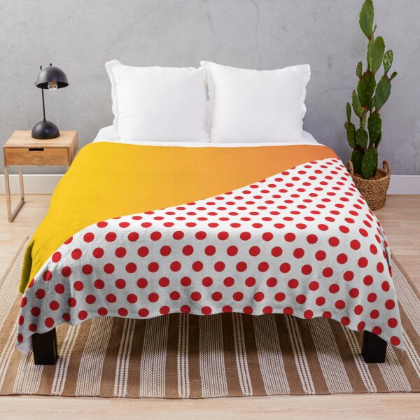 Aperçu de l'œuvre Triangle et pois | Motifs mixtes | Dégradé orange et rouge créée et vendue par rsty11.