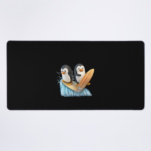Item preview, Funny penguins on a surfboard designed and sold by MagicWardrobe.