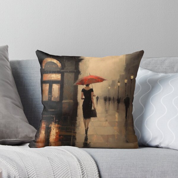 Item preview, woman and red umbrella designed and sold by GILRIGHI63.
