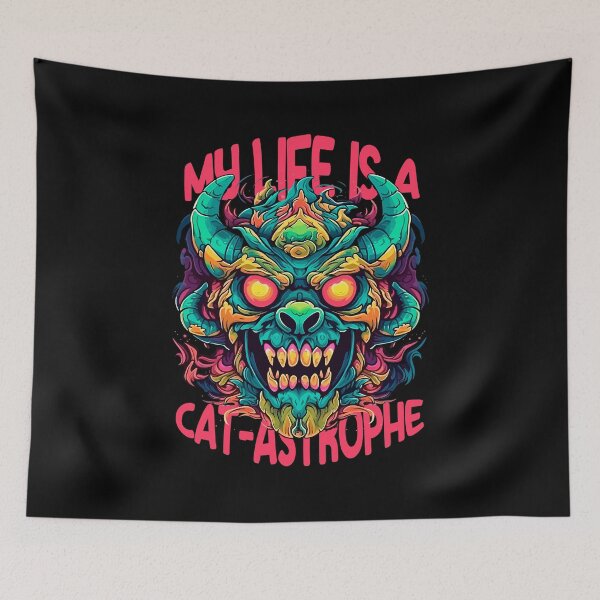 Item preview, My life is a cat-astrophe designed and sold by teesandlove.