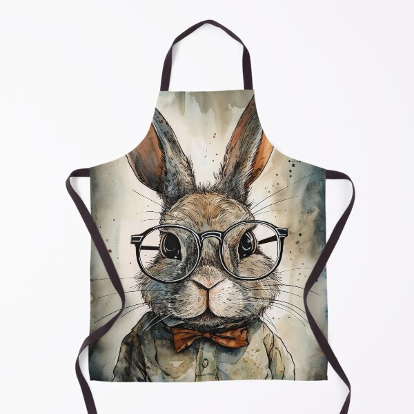 Item preview, Rabbit With Glasses designed and sold by prettykaler.