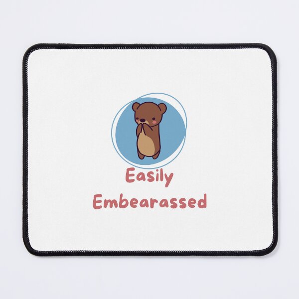 Item preview, Easily Embearassed Cute Bear Pun designed and sold by ThumboArtBumbo.