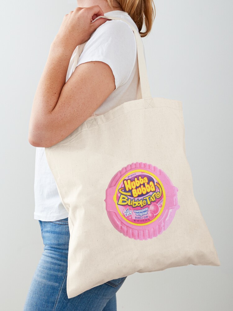 pink bubble tape hubba bubba Tote Bag for Sale by snowajoyal