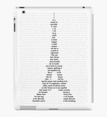 Eiffelturm Text Bild iPad-Hülle & Klebefolie