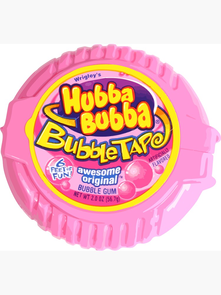pink bubble tape hubba bubba Poster for Sale by snowajoyal