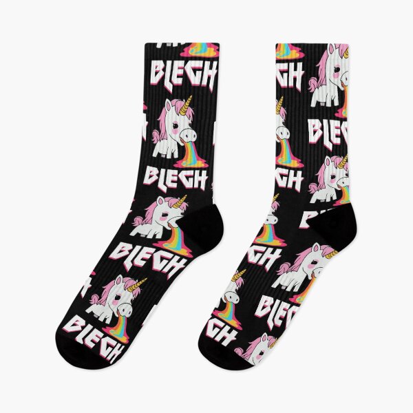 Item preview, Blegh Heavy Metal Metalcore Deathcore Unicorn6 designed and sold by graffsparkle.