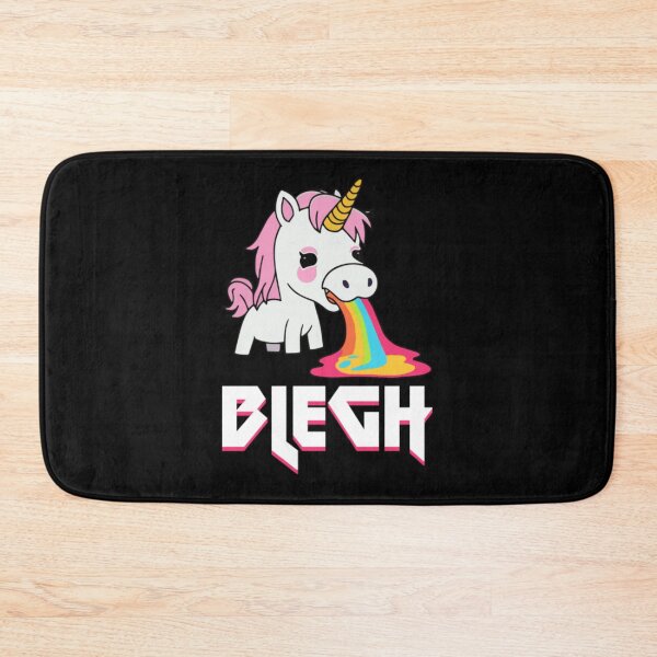 Item preview, Blegh Heavy Metal Metalcore Deathcore Unicorn6 designed and sold by graffsparkle.