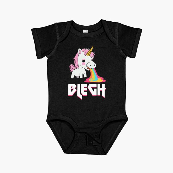 Item preview, Blegh Heavy Metal Metalcore Deathcore Unicorn6 designed and sold by graffsparkle.