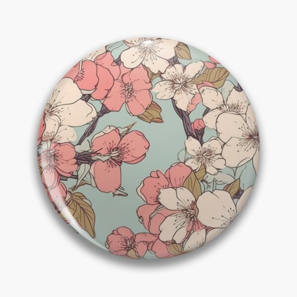 Item preview, Pastel Pink and White Japanese Sakura Cherry Blossoms Pattern designed and sold by StudioTokyo.