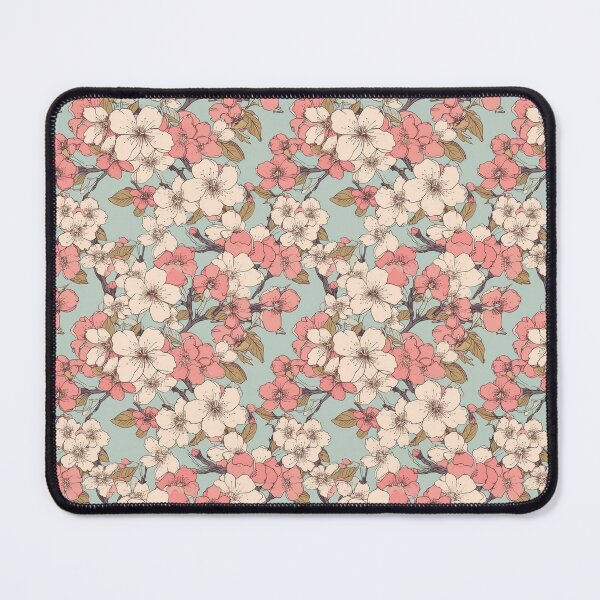 Item preview, Pastel Pink and White Japanese Sakura Cherry Blossoms Pattern designed and sold by StudioTokyo.