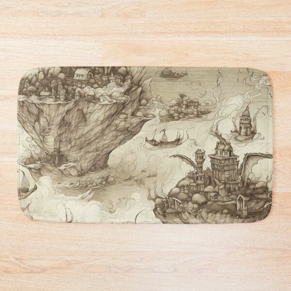 Item preview, Dragon Island Pattern designed and sold by MAF_Merch.