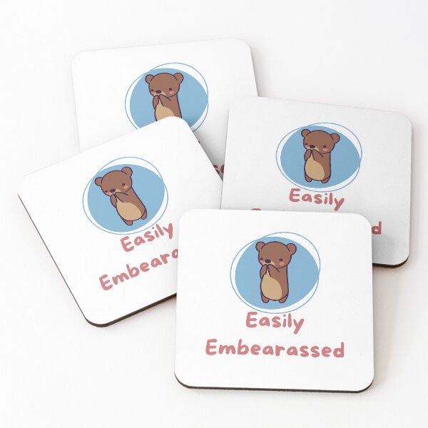 Item preview, Easily Embearassed Cute Bear Pun designed and sold by ThumboArtBumbo.