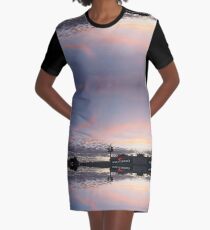  Architectural fantasies on the theme of Manhattan Graphic T-Shirt Dress