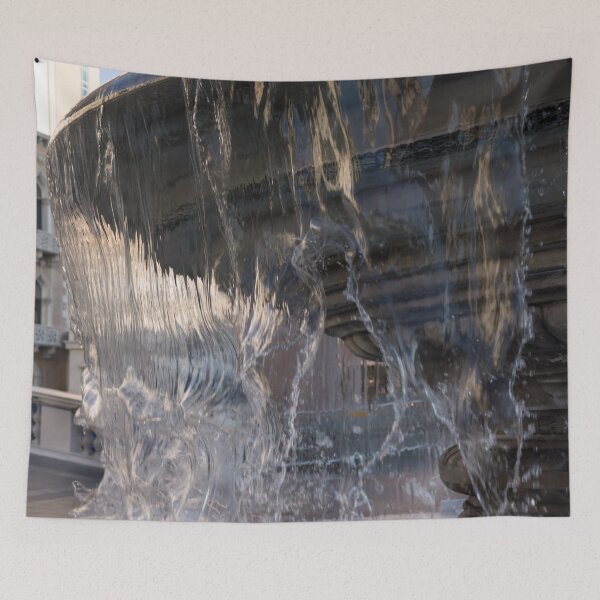 Item preview, Quicksilver Water Veil - Venetian Las Vegas Marble Fountain designed and sold by Georgia Mizuleva.