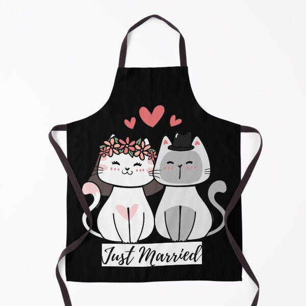 Item preview, Just married cats designed and sold by TheGiftsCorner.