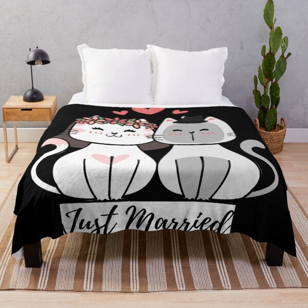 Item preview, Just married cats designed and sold by TheGiftsCorner.