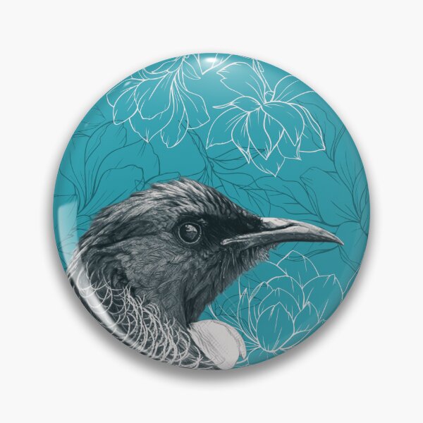 Item preview, Tui Magnolia Teal designed and sold by chocolatemouse.