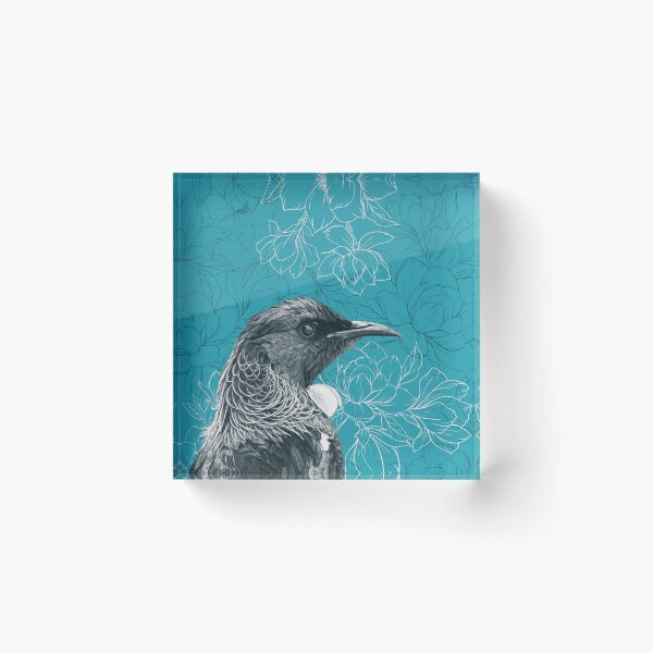 Item preview, Tui Magnolia Teal designed and sold by chocolatemouse.