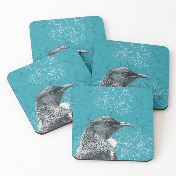 Item preview, Tui Magnolia Teal designed and sold by chocolatemouse.