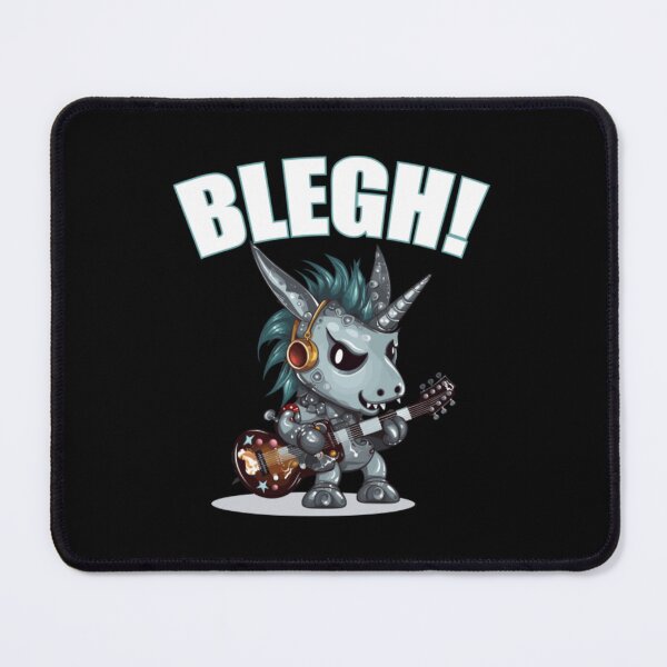 Item preview, Blegh Heavy Metal Metalcore Deathcore Unicorn4 designed and sold by graffsparkle.