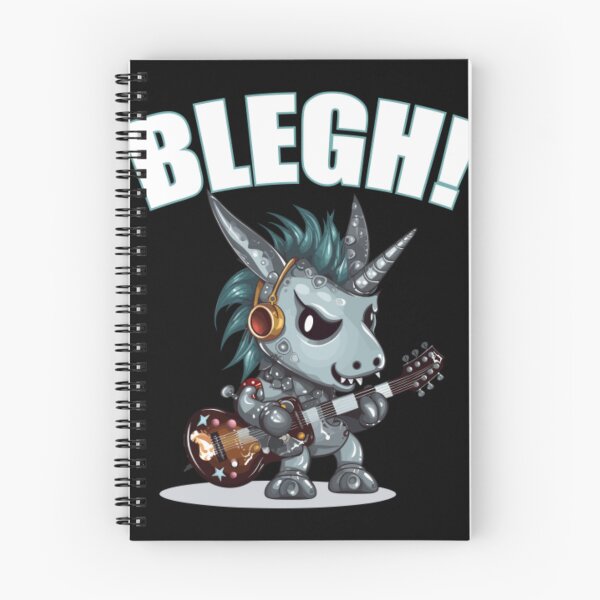 Item preview, Blegh Heavy Metal Metalcore Deathcore Unicorn4 designed and sold by graffsparkle.