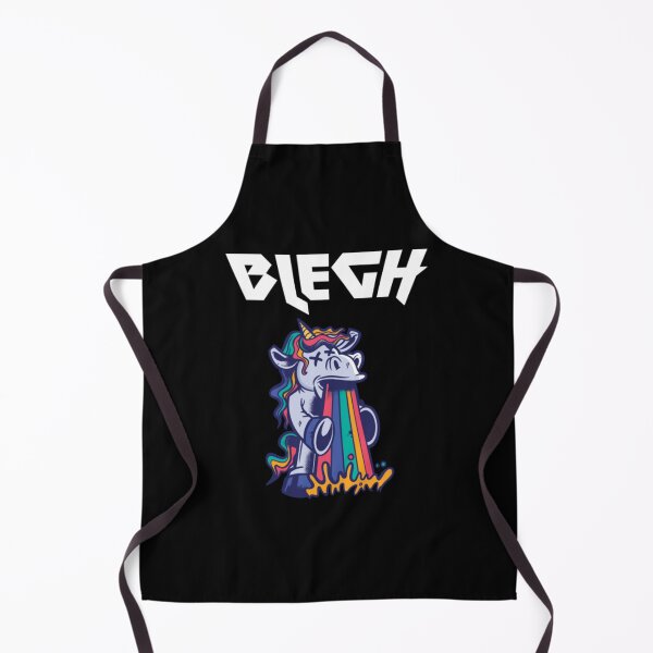 Item preview, Blegh Heavy Metal Metalcore Deathcore Unicorn5 designed and sold by graffsparkle.