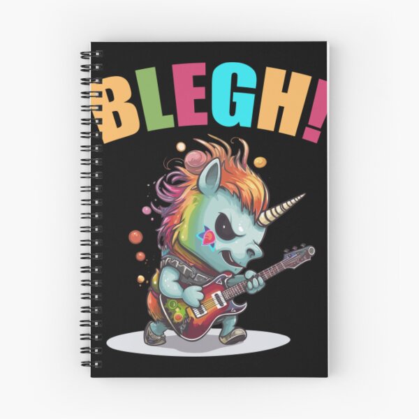 Item preview, Blegh Heavy Metal Metalcore Deathcore Unicorn7 designed and sold by graffsparkle.