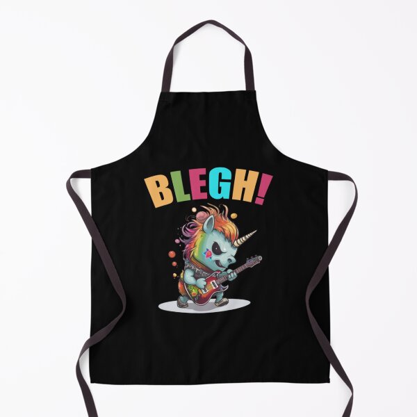 Item preview, Blegh Heavy Metal Metalcore Deathcore Unicorn7 designed and sold by graffsparkle.