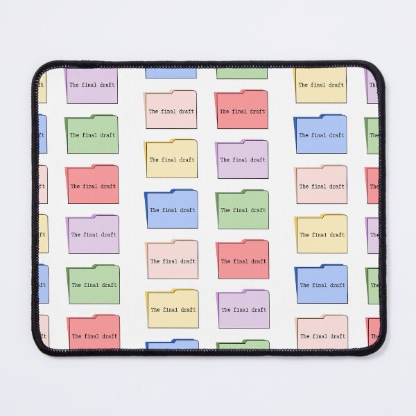 Item preview, Cute pastel PC folder sticker pack for writers. The final draft. designed and sold by CreativeStrand.
