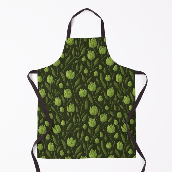 Item preview, Green flowers ornament designed and sold by InstaCreatives.