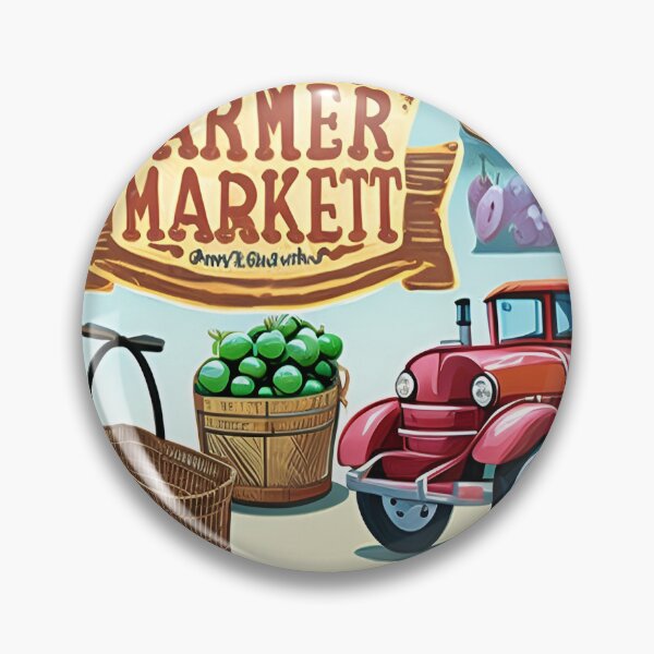 Artikelvorschau, Bauernmarkt im Retro-Stil entworfen und verkauft von Tamas Das.