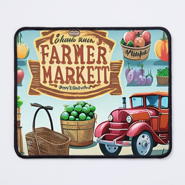 Artikelvorschau, Bauernmarkt im Retro-Stil entworfen und verkauft von Tamas Das.