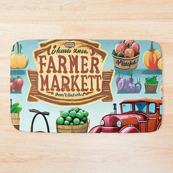 Artikelvorschau, Bauernmarkt im Retro-Stil entworfen und verkauft von Tamas Das.