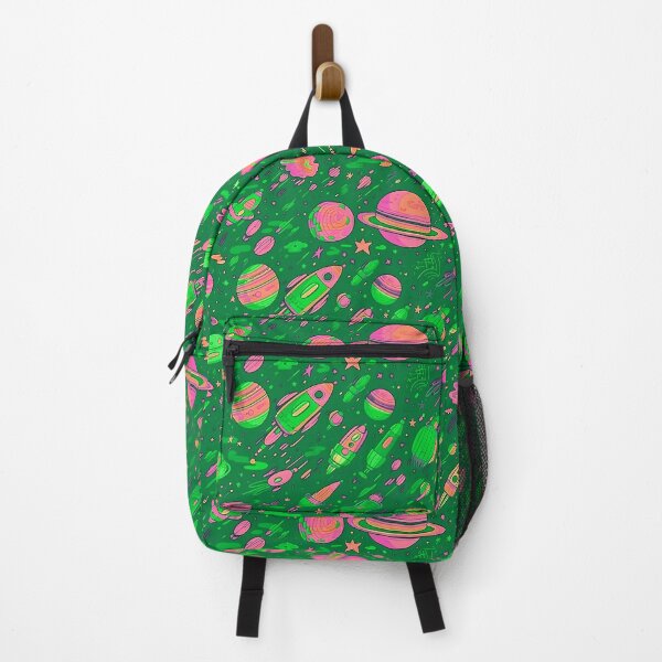 Item preview, Cosmic adventure pattern design.(Green color ) designed and sold by SMALL BEAR ART.