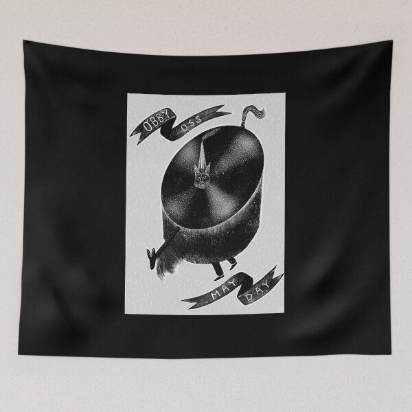 Item preview, Obby Oss Padstow May Day designed and sold by hermanbelhamy.