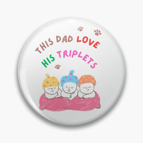 Item preview, This Dad love his Triplets 2 designed and sold by KS12shop.