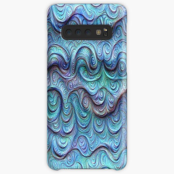 Frozen sea liquid lines and waves #DeepDream Samsung Galaxy Snap Case