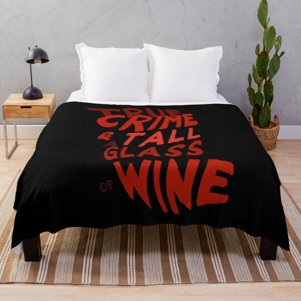 Item preview, True Crime & A Tall Glass of Wine designed and sold by Subliminal Media.
